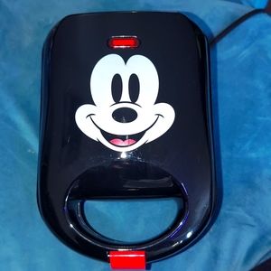 Mickey Mouse shaped Belgian waffle maker!